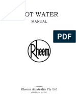 Rheem Hot Water Manual