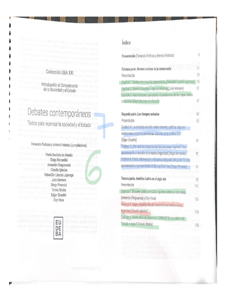 Debates Contemporaneos Uba Xxi Pdf