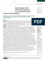 Mercure Corriveau Et Al 2023 Therapeutic Plasma Exchange in The Management of Stiff Person Syndrome Spectrum Disorders