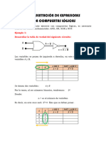 Ejemplos y Ejercicios de Combinaciones Con Operadores Lógicos