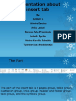 Presentation About Insert Tab