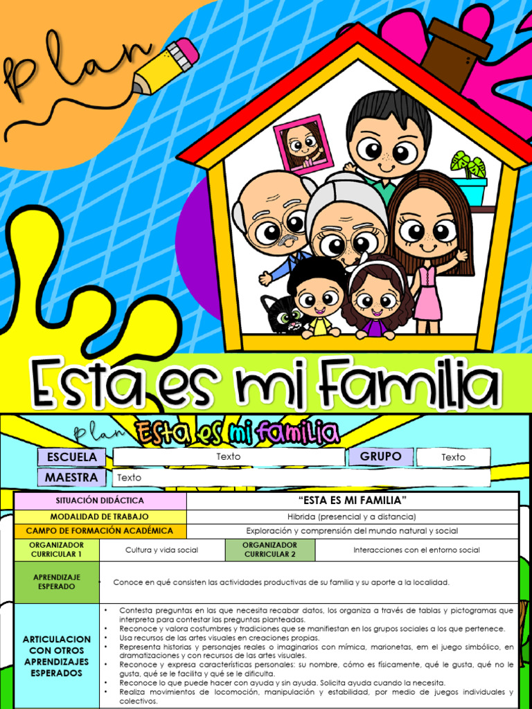 Plan Esta Es Mi Familia Dulce Candy | PDF