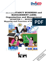 11ABM ORG MGMT q1 Module1 Meaning Function of MGMT