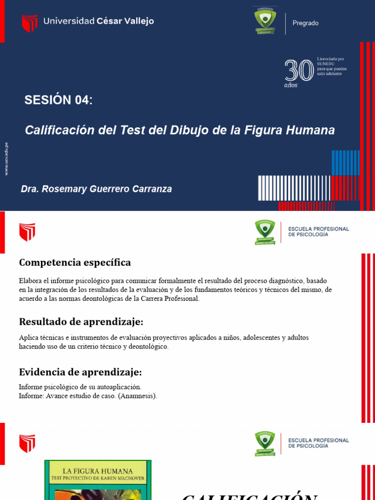 Sesión 4 - Calificación Test de Figura Humana | PDF