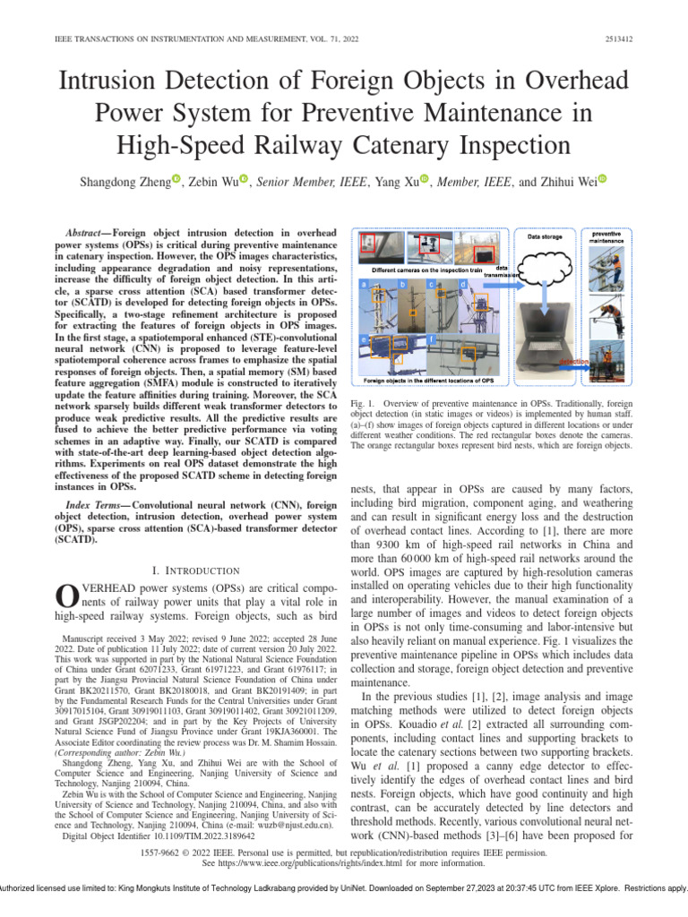 SCATD for Foreign Object Detection in OPS | PDF | Computers ...