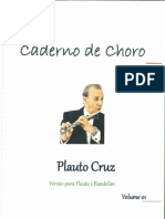 PLAUTO CRUZ - Caderno de Choro - Versão Flauta e Bandolim Vol. 1 (1)