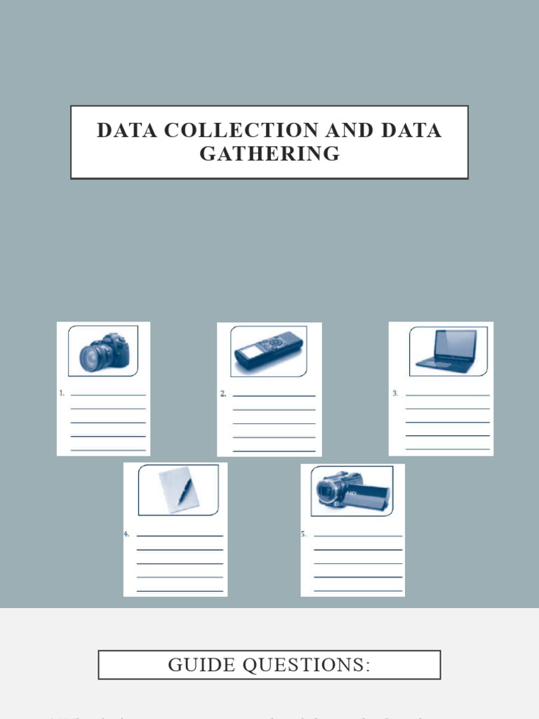 Data Collection and Data Gathering PDF Focus Group Evaluation Methods