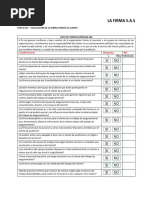 Chek List de Aplicacion de Nias Hacia El Interior de La Firma (Nia 200)