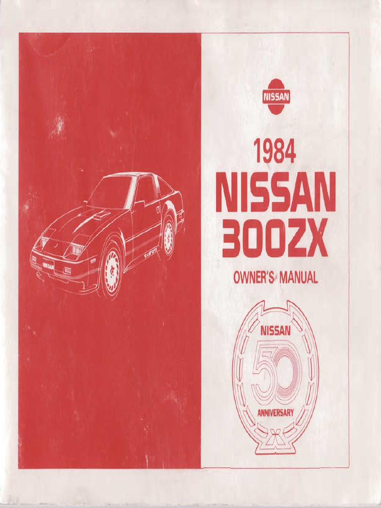 Amazon.com: 1988 Nissan 300ZX Owner's Manual Original