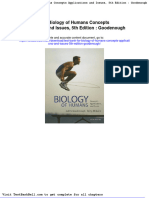 Test Bank For Biology of Humans Concepts Applications and Issues 5th Edition Goodenough