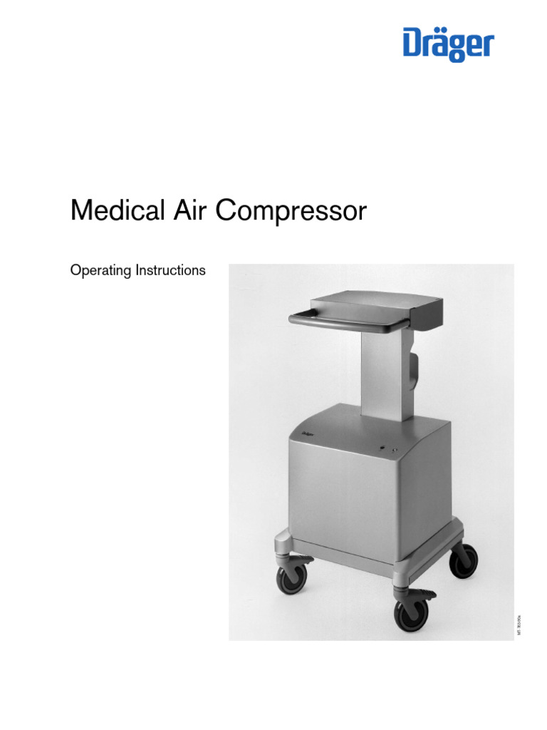 Drager Medical Air Compressor Operating Instructions PDF