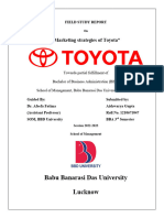 Marketing Strategies of Toyota