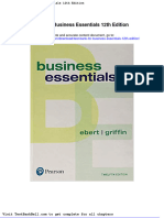 Test Bank For Business Essentials 12th Edition