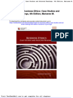 Test Bank For Business Ethics Case Studies and Selected Readings 9th Edition Marianne M Jennings