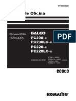 KMT - PC200-8, 200LC-8, 220-8, 220LC-8 - Manual de Oficina - (KPBM008407) - PT - Escavadeira