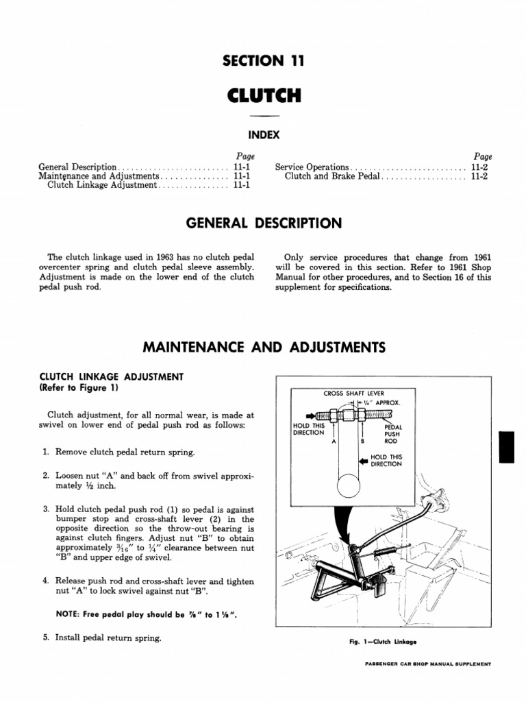 Mini cooper clutch pedal adjustment deals