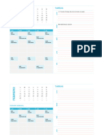 Calendario de Planeación Semanal Para Estudiantes (Cualquier Año, Lun-Dom)