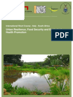 Urban Resilience, Food Security and Ecological Health Promotion
