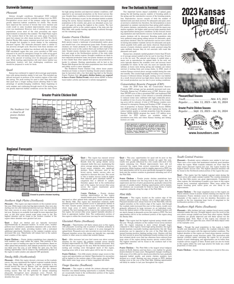 Upland Bird Forecast 23 PDF
