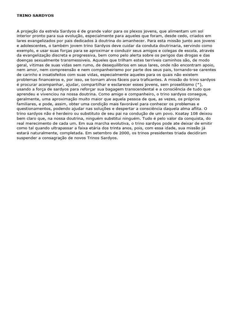Trino sardyos apostila de devas pdf