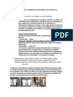 Responder El Siguiente Cuestionario Relacionados Con Esfuerzos y Deformación