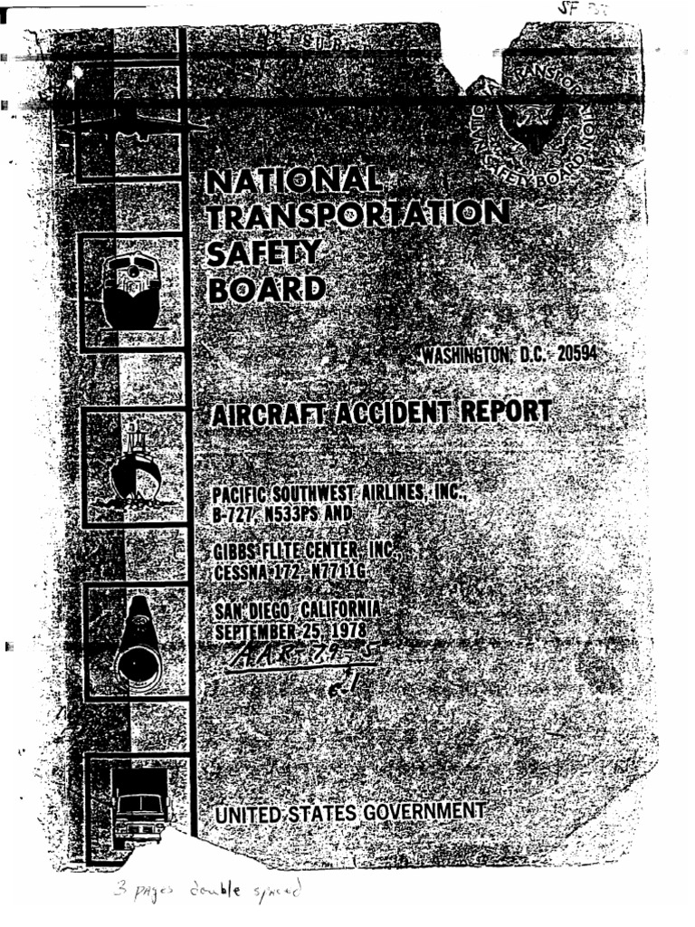 Flight 182 Midair Collision Report | PDF