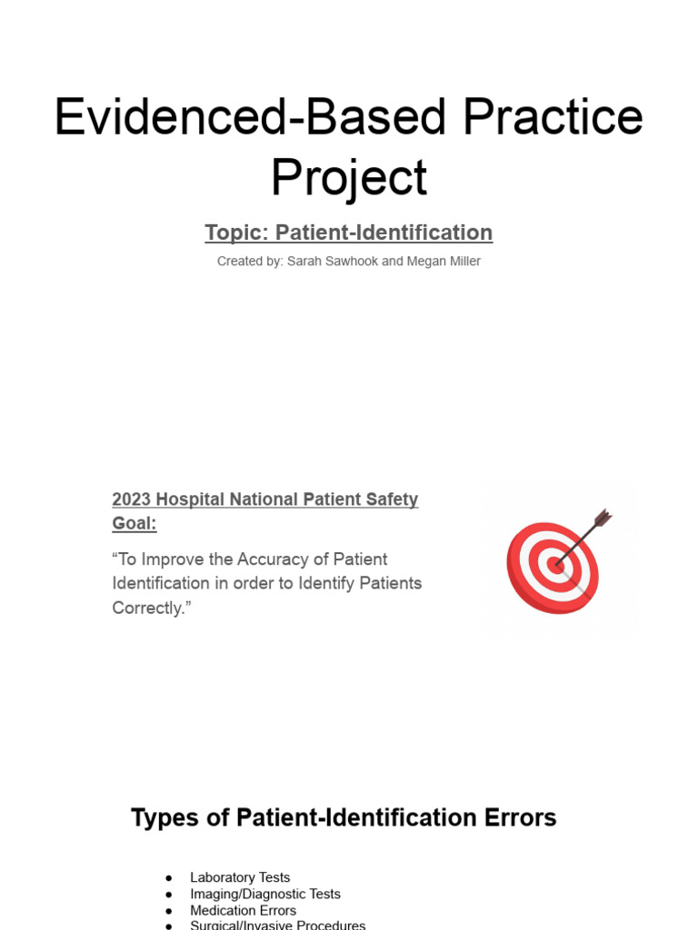 Improving Patient ID Accuracy | PDF