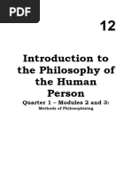 Philosophy - Modules 3 and 4