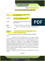 Carta de Presentacion de Liquidacion de Obra San Luis