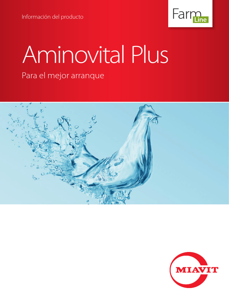 Aminovital Plus: Nutrientes para Pollitos | PDF