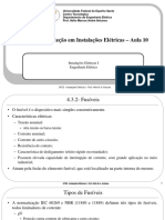 Unidade 4 Instalaçoes Eletricas 2020 I Aula 10