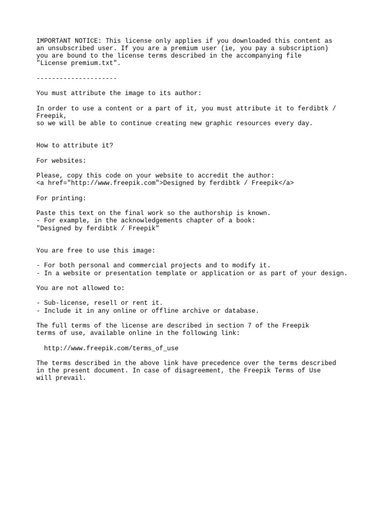 License Free | PDF