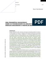 Uma Pragmática Sociológica - Sobre As Possibilidades Da Análise Das Práticas Discursivas A Partir de Bourdieu