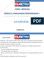 Anamnese - Fametro Aula Completa EXERCICIOS