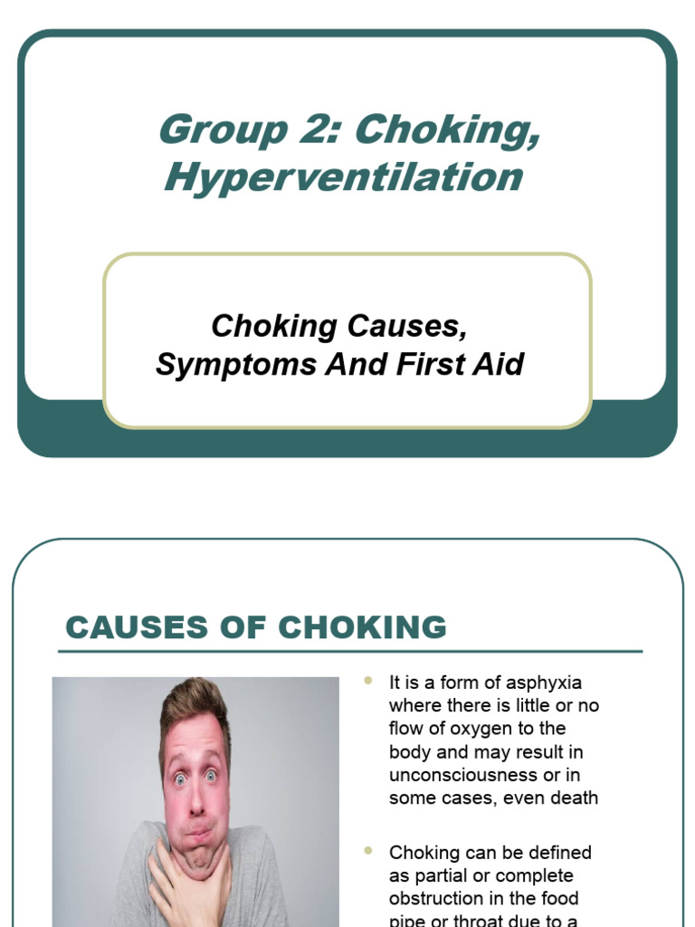 Choking PDF Clinical Medicine Pulmonology