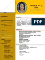 Curriculum Vitae - Lyndie B. Sevilleno