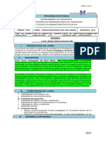 Programa Teoria del nivel medio 2022