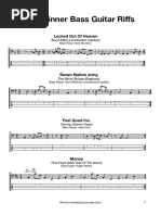 Bass Scales Complete Fretboard Diagram | PDF | Scale (Music) | Double Bass