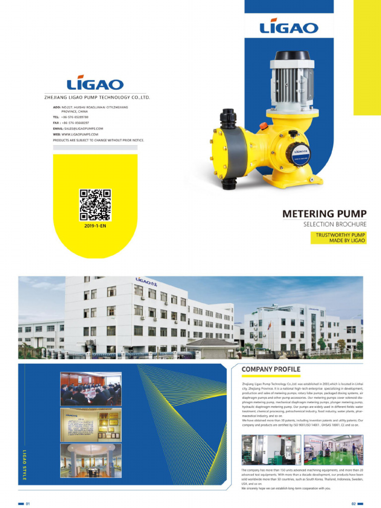 2019 Ligao Metering Pump | PDF
