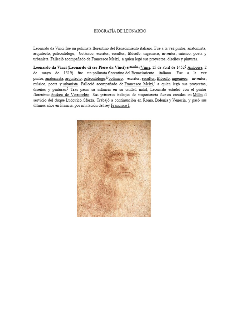 Leonardo davinci pdf