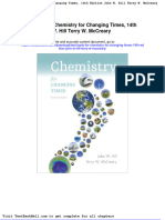 Test Bank For Chemistry For Changing Times 14th Edition John W Hill Terry W Mccreary