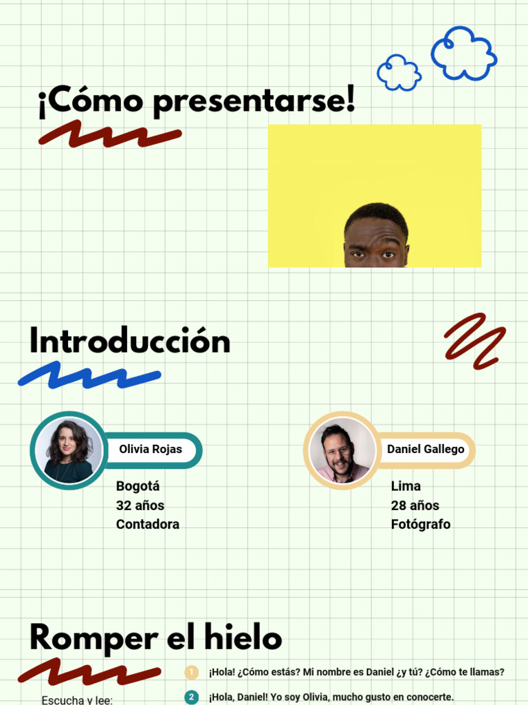 Diálogo para Presentarse en Español | PDF | Hogar, jardinería y ...