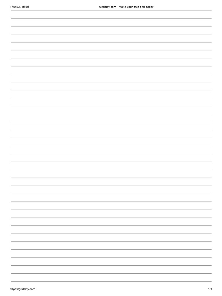 Create Custom Grid Paper Online | PDF