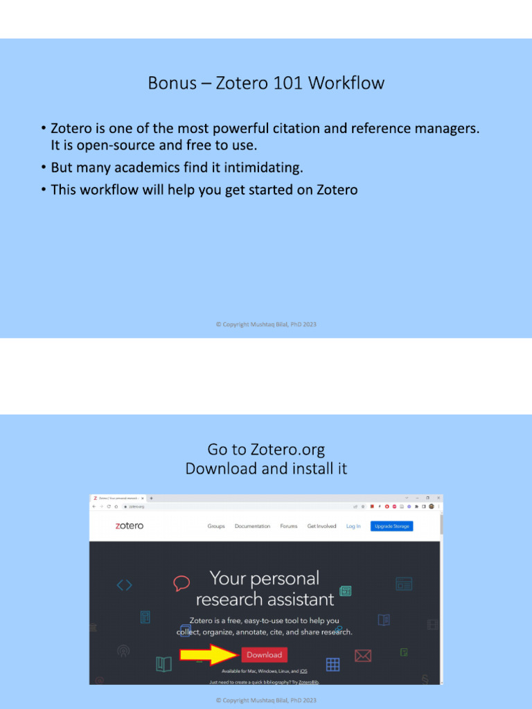 An Updated Academic Workflow: Zotero – NNKHC