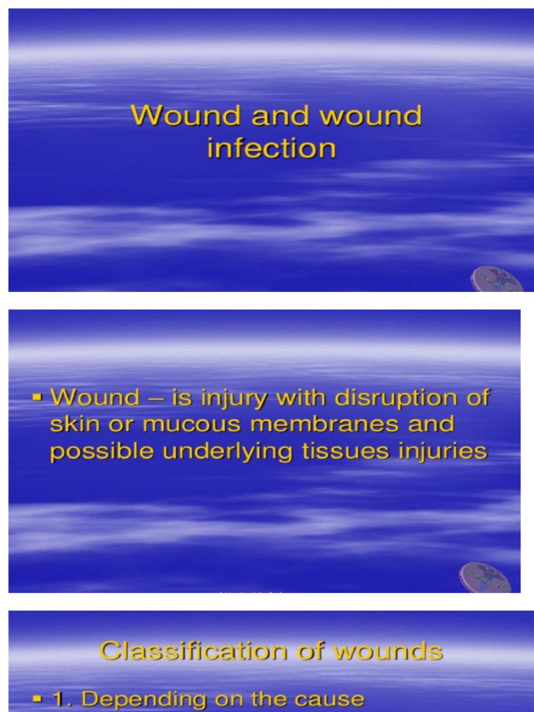 Wound and Infection | PDF