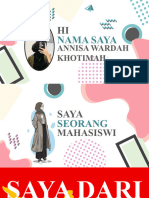 PERKENALAN DIRI - Annisa Wardah Khotimah - Agama