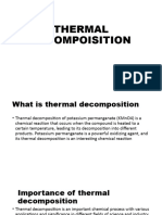 Thermal Decompoisition 2