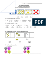 Evaluarea Formativa Numerele de La 5 La 8