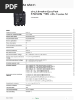 EasyPact EZC100N Circuit Breaker Specs | PDF | Alternating Current ...
