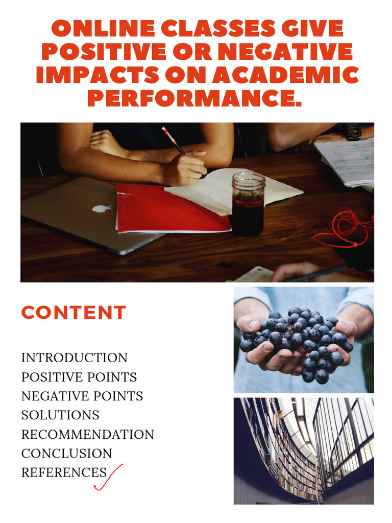 Impact of Online Classes on Students | PDF | Educational Technology ...
